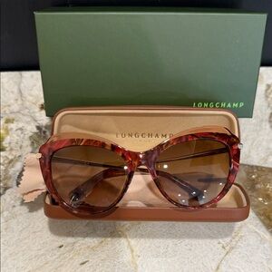 Never worn - Longchamp Women's Tortoiseshell Sunglasses